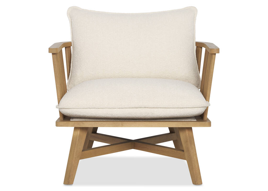 Fauteuil Mabel -Amalie ivoire