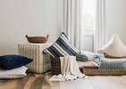 Albany Striped Pillow 20x20 Grey/Ivor