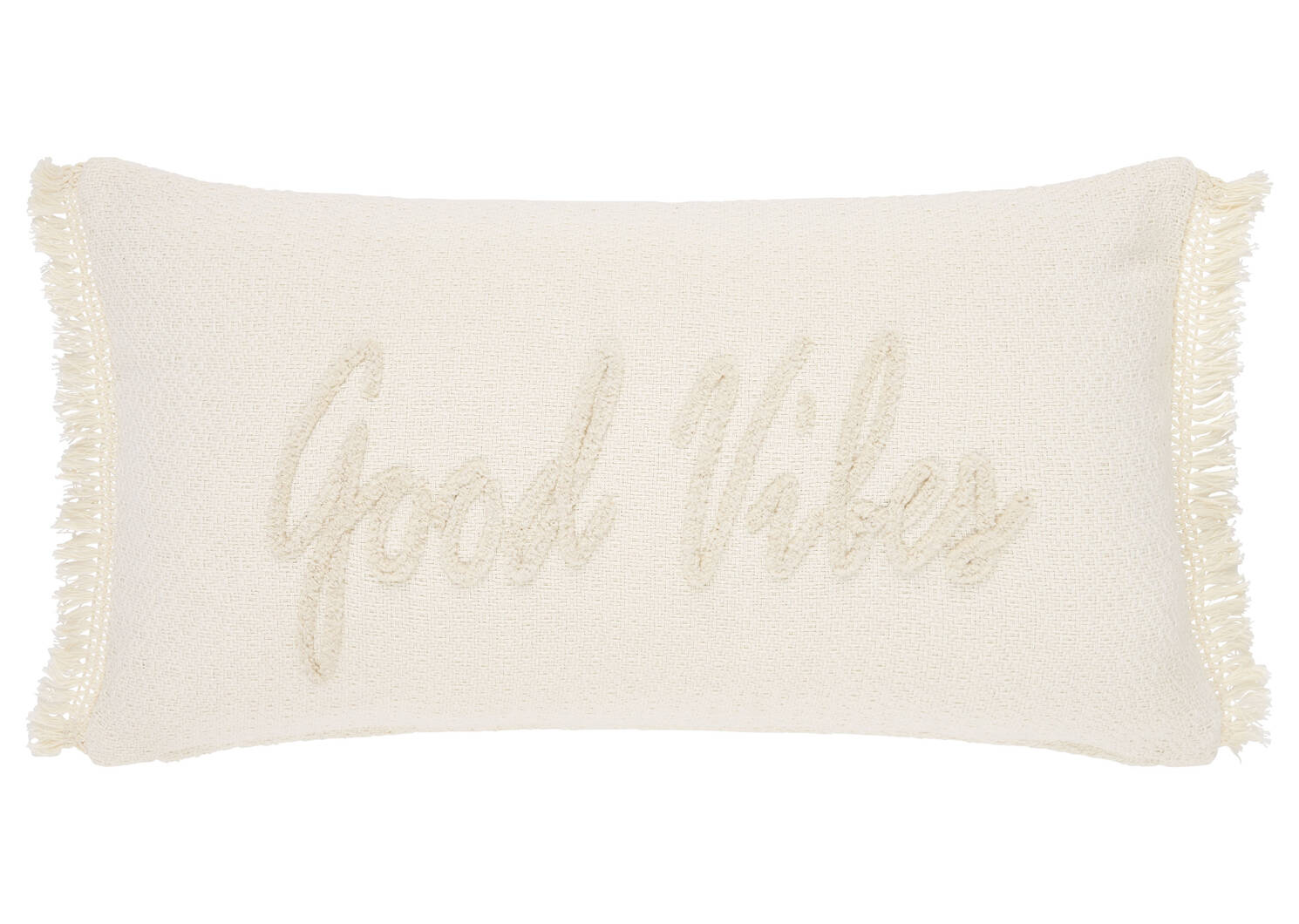 Good Vibes Toss 12x22 Ivory