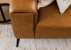 Alton Leather Sofa -Mira Cognac