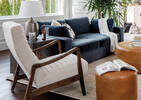 Coleman Armchair -Silas Platinum