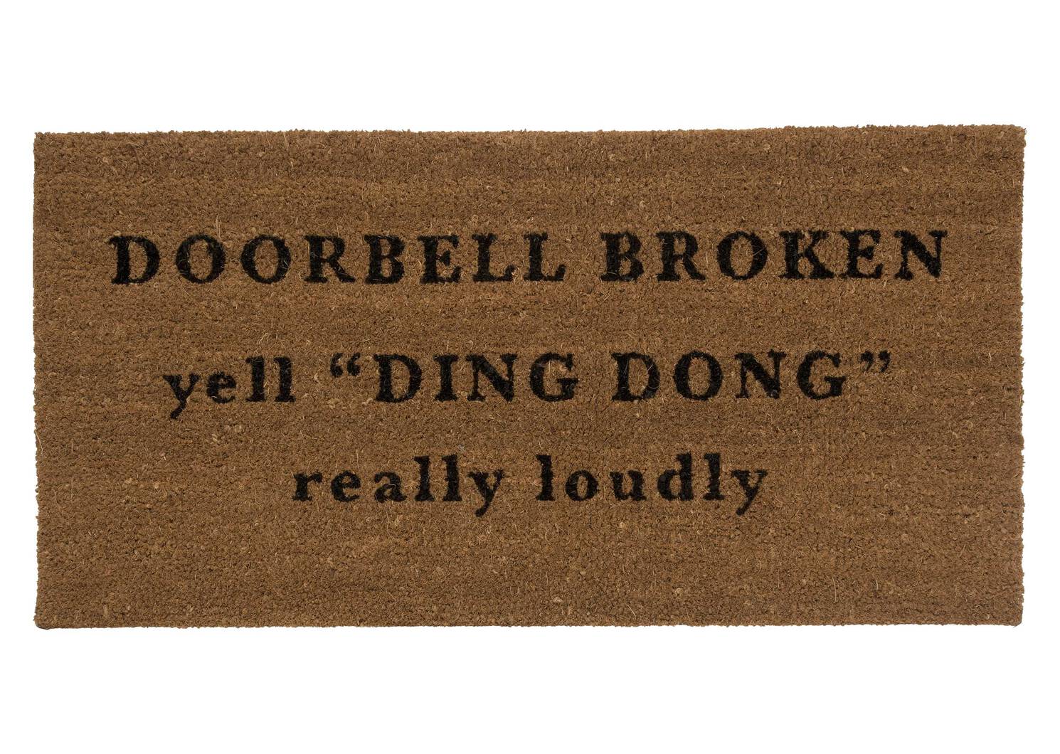 Ding Dong Doormat