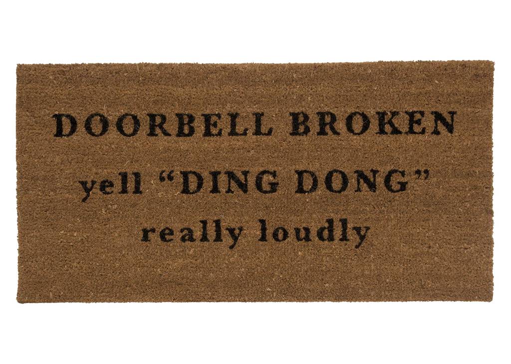 Ding Dong Doormat