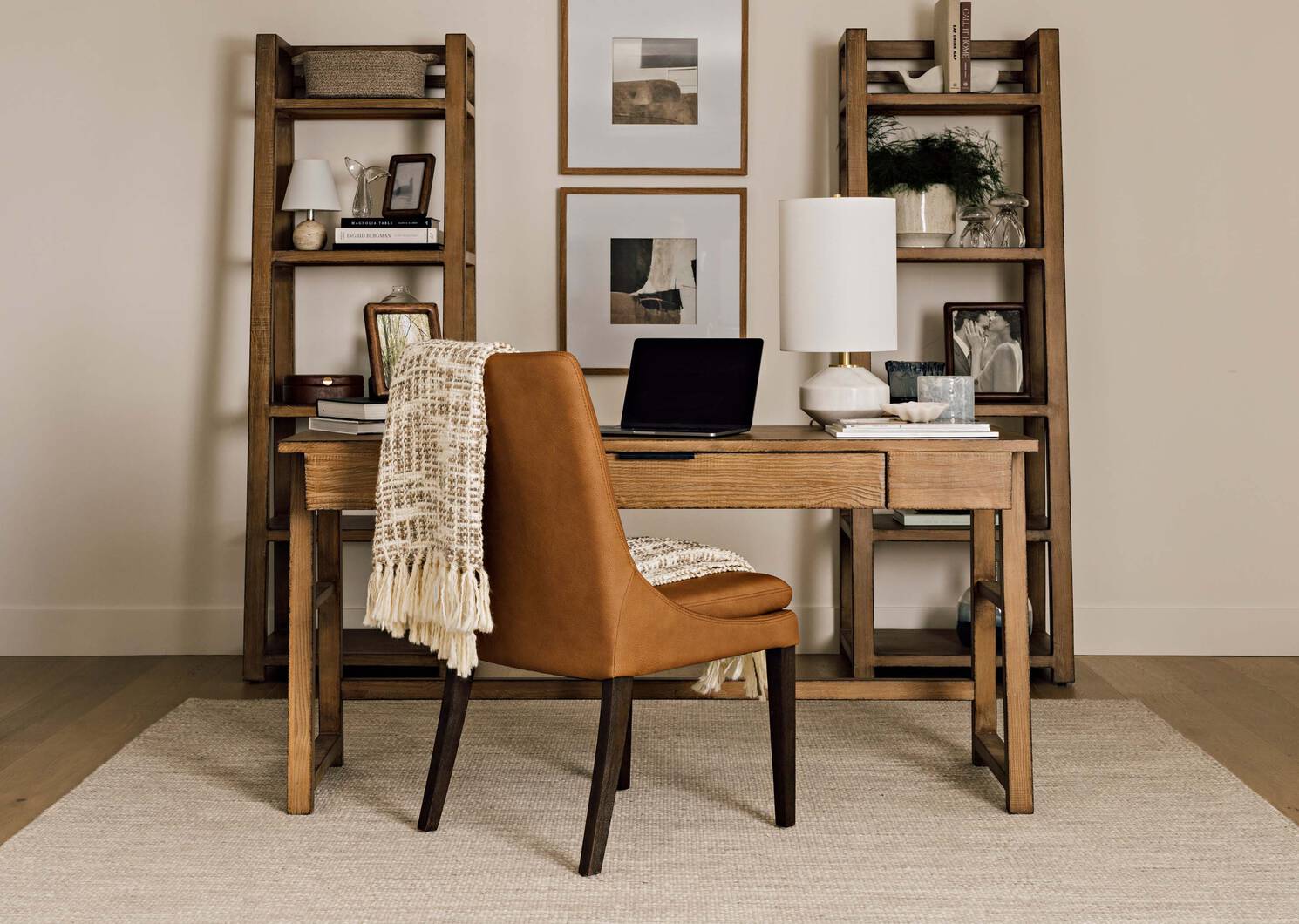 Elora Rug 96x120 Natural/Grey