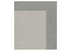 Jeté av bordures coton Esco gris p/multi
