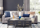 Levine Rug 63x90 Blue