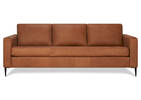 Lucca Leather Sofa -Attica Cinnamon