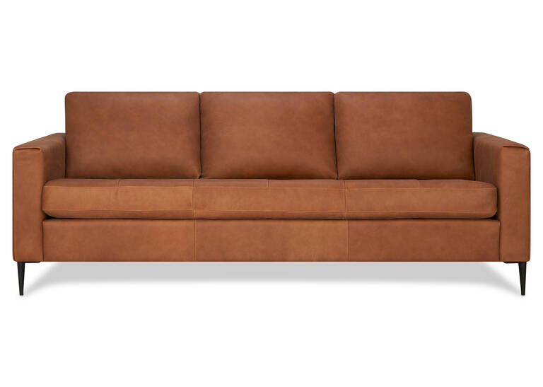 Lucca Custom Leather Sofa Urban Barn, Most Beautiful Leather Couches