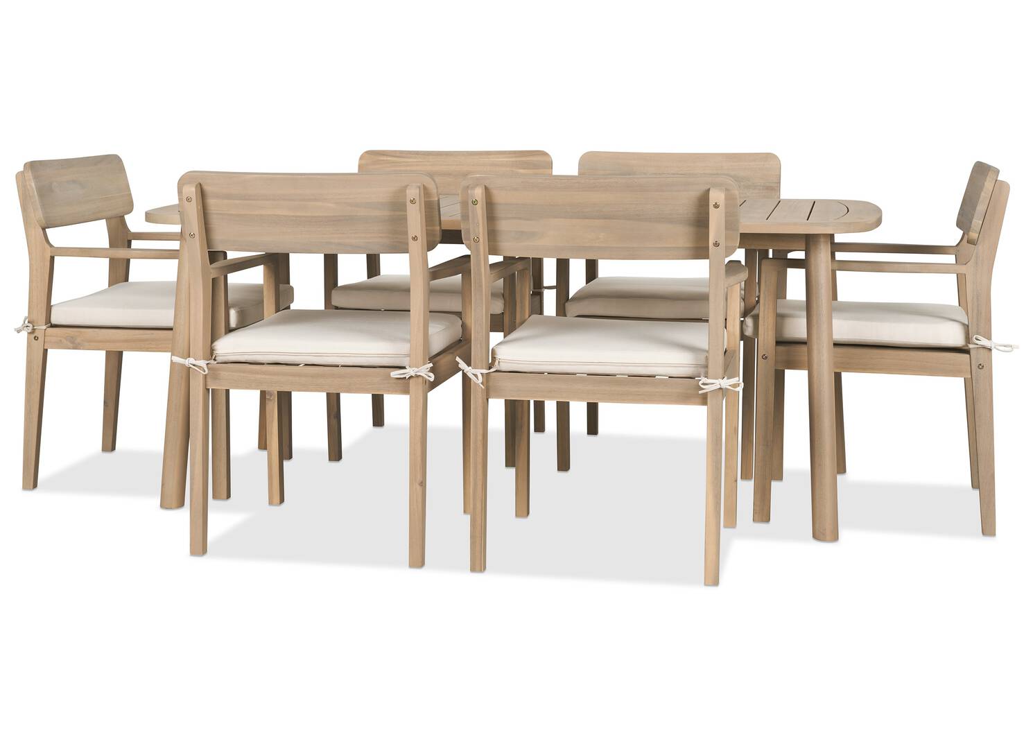Cabrie Dining Chair w/Cushion -Natural