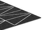 Tapis tuiles Matira 79x114 noir/ivoire