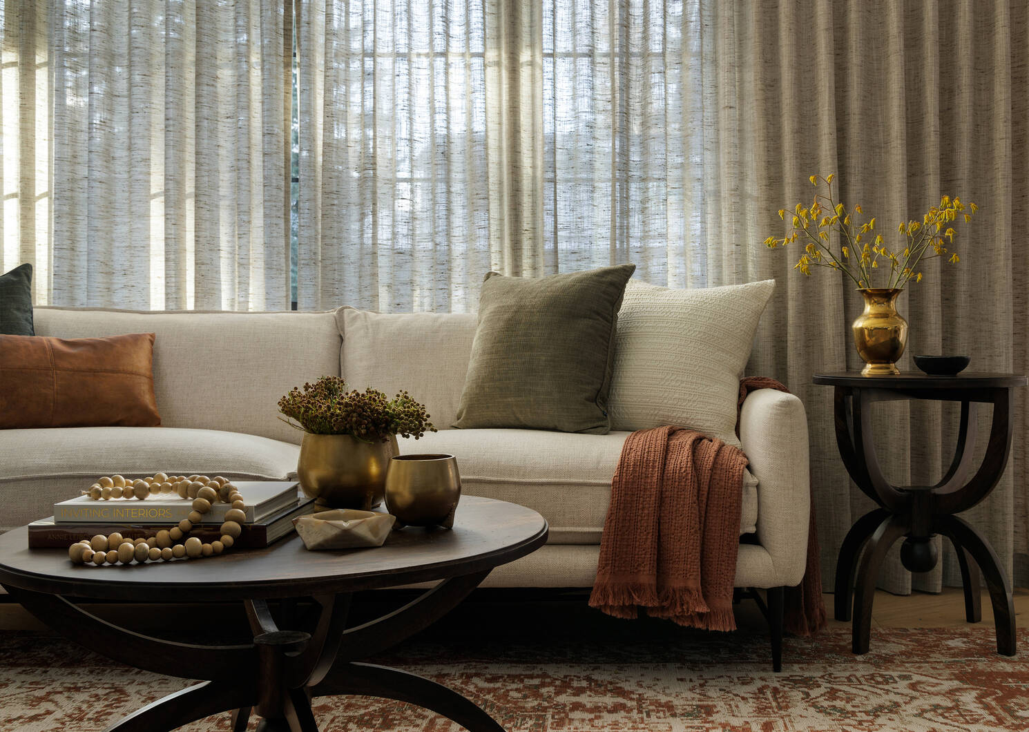 Table d'appoint ronde Aly Velji