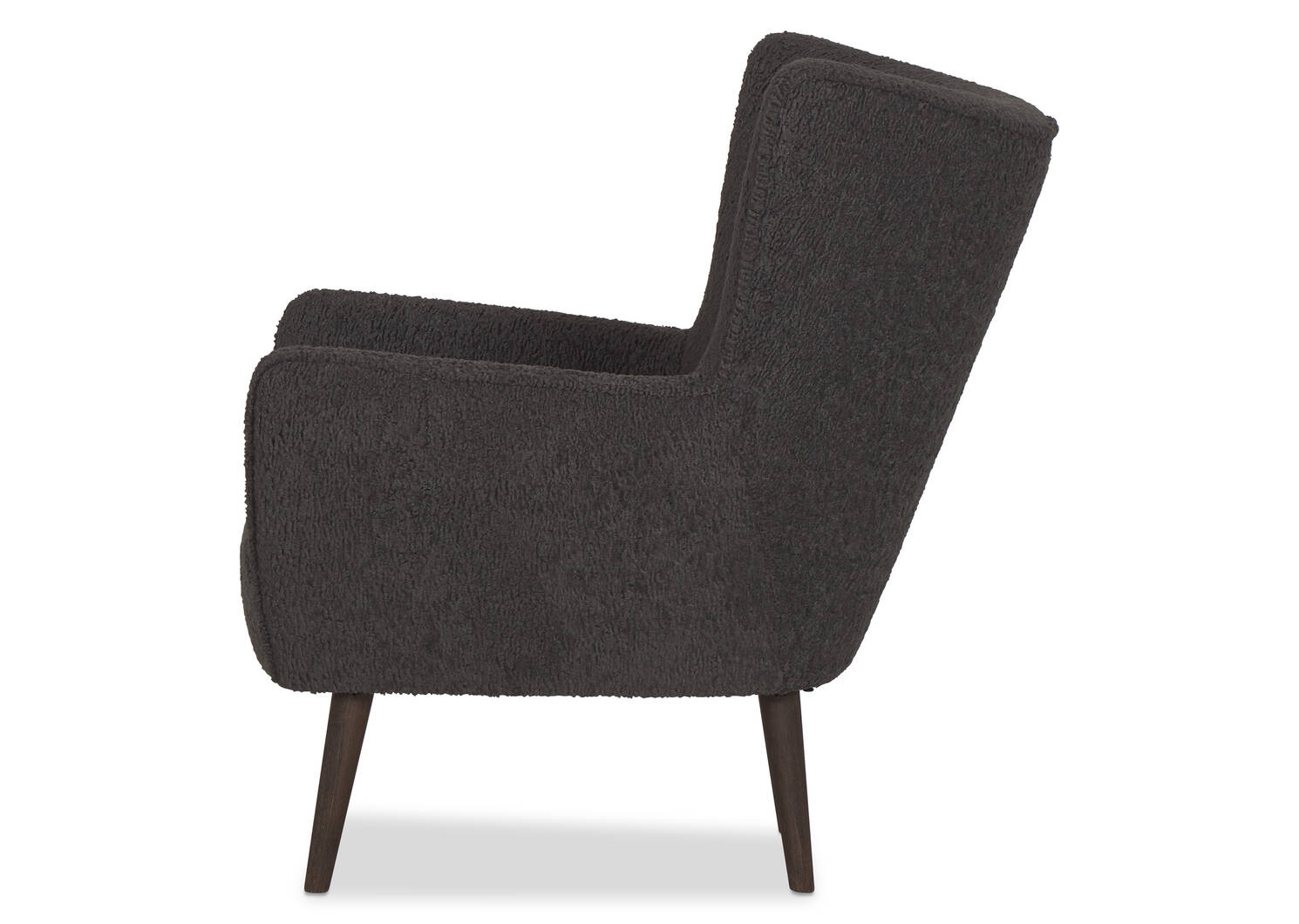 Fauteuil Dolly -Woolly charbon
