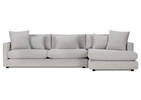 Berg Sofa Chaise -Aiden Platinum, RCF