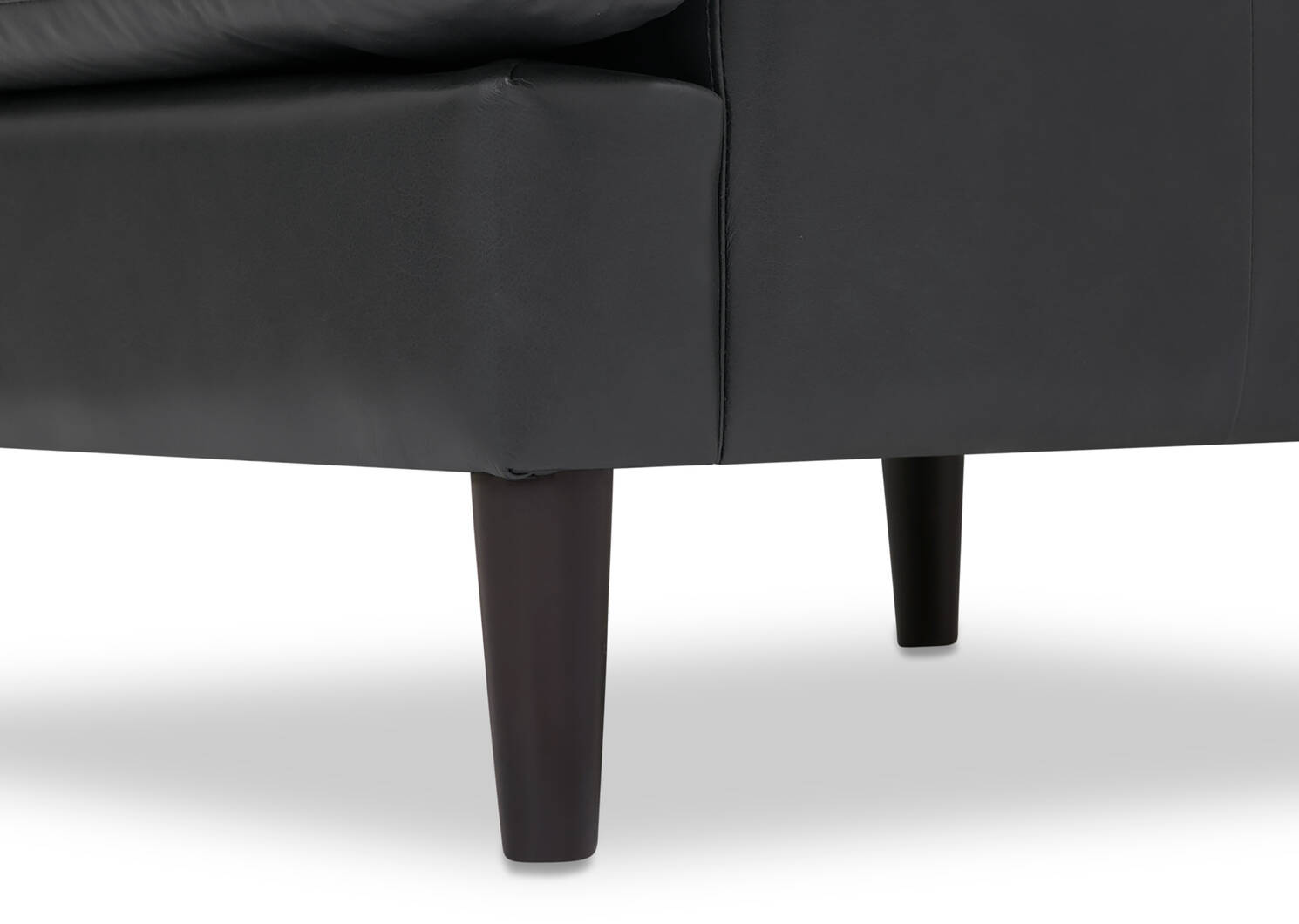 Savoy Leather Armchair -Jett Anthracite