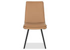 Chaise en cuir Spence -Rory bourbon