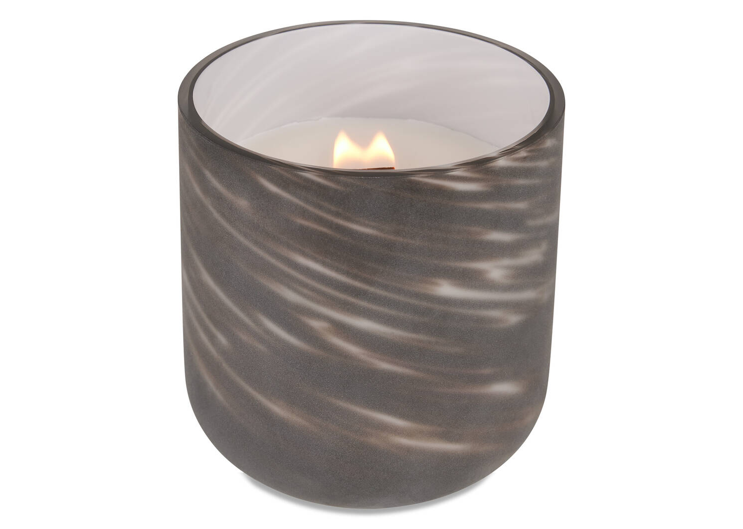 Bougie soja en pot Rowie noire