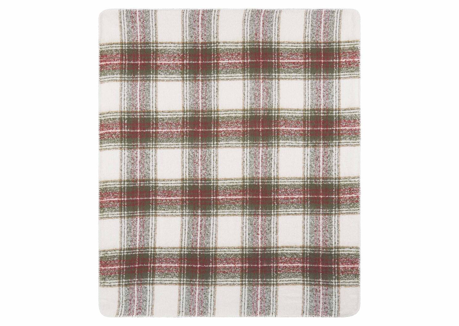 Becca Sherpa Throw Multi Plaid