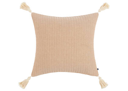 Lipa Cotton Pillow 20x20 Caramel