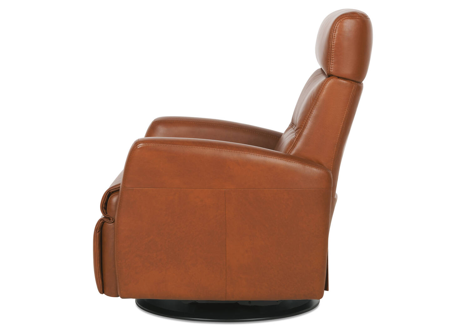 Jasper Leather Recliner -Sol Nutmeg