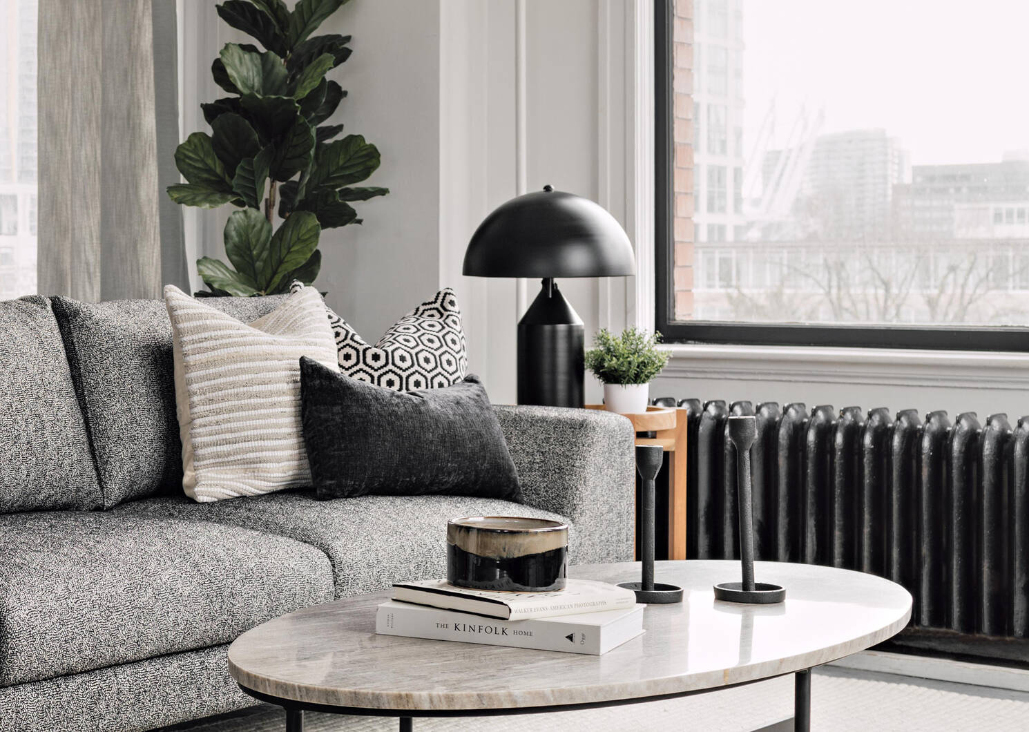 Lampe de table Gila noir