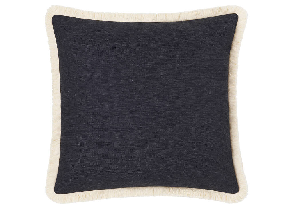 Soleil Fringe Outdoor Pillow Atlantic