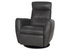 Fauteuil inc. cuir Bennett -Sol ardoise