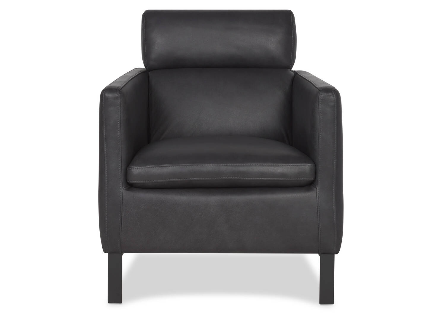 Fauteuil en cuir Camilo -Vista ombre