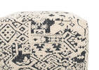 Bari Pouf Black/Natural