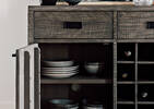 Etching 16pc Dish Set Grey