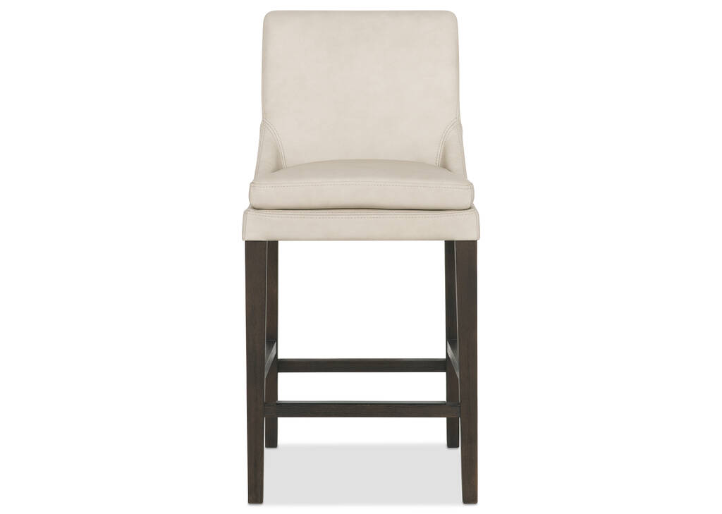 Tabouret en cuir Maurizio -Torino dune