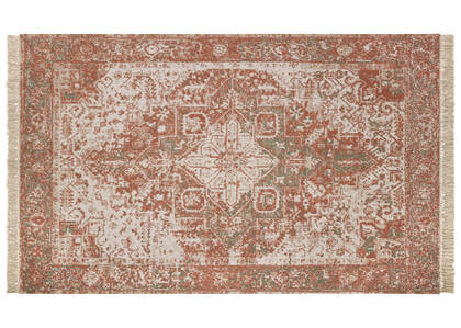 Aly Velji Rugs - Cream/Cinnamon/Green