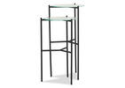 Ameliah Accent Tables Set -Glass
