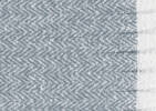 Dante Herringbone Throw Blue/Ivory