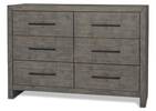 Woodland 6 Drawer Dresser -Stanton Ash