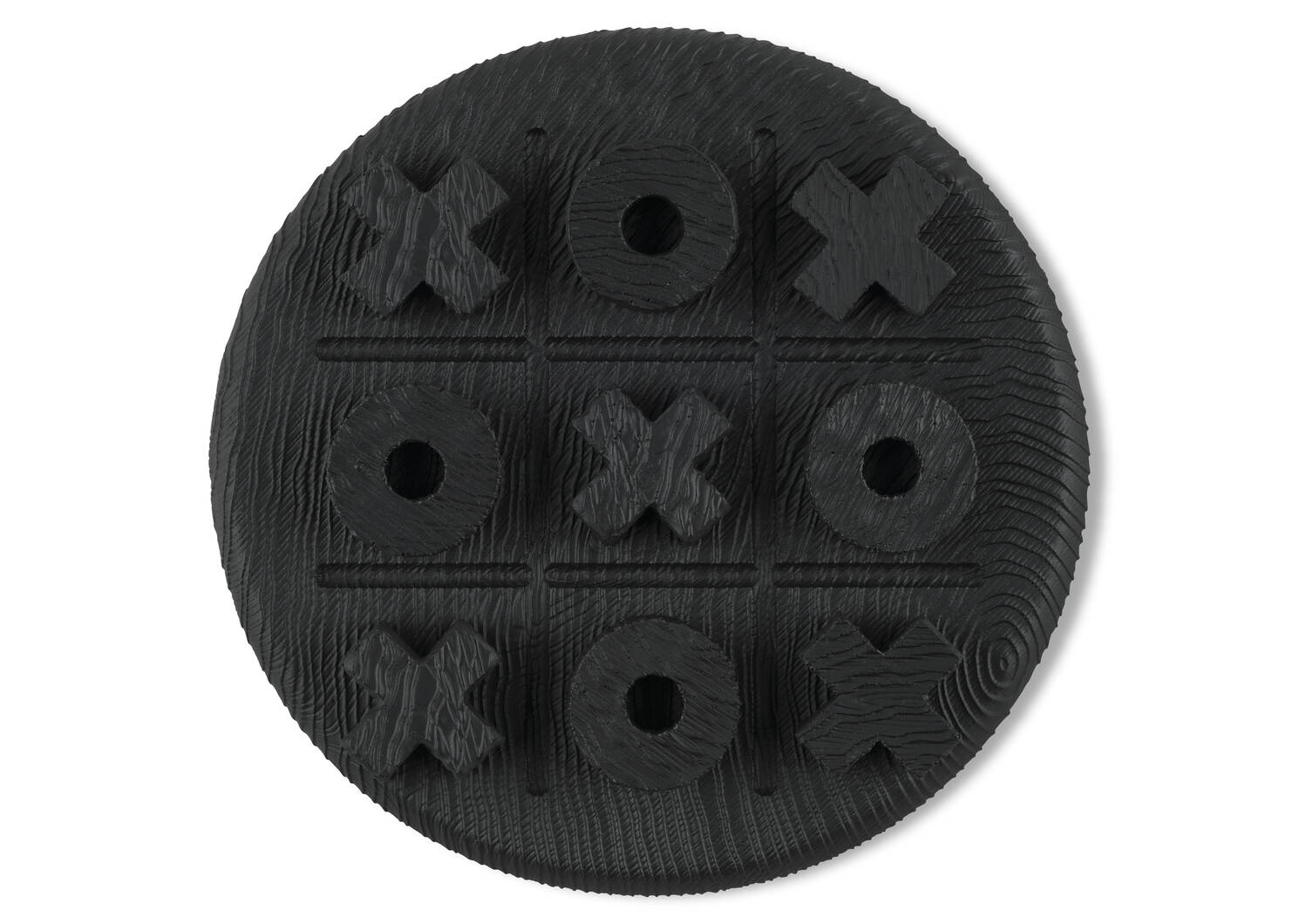 XO Tic Tac Toe Game Black