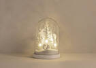 Winter Forest LED Cloche