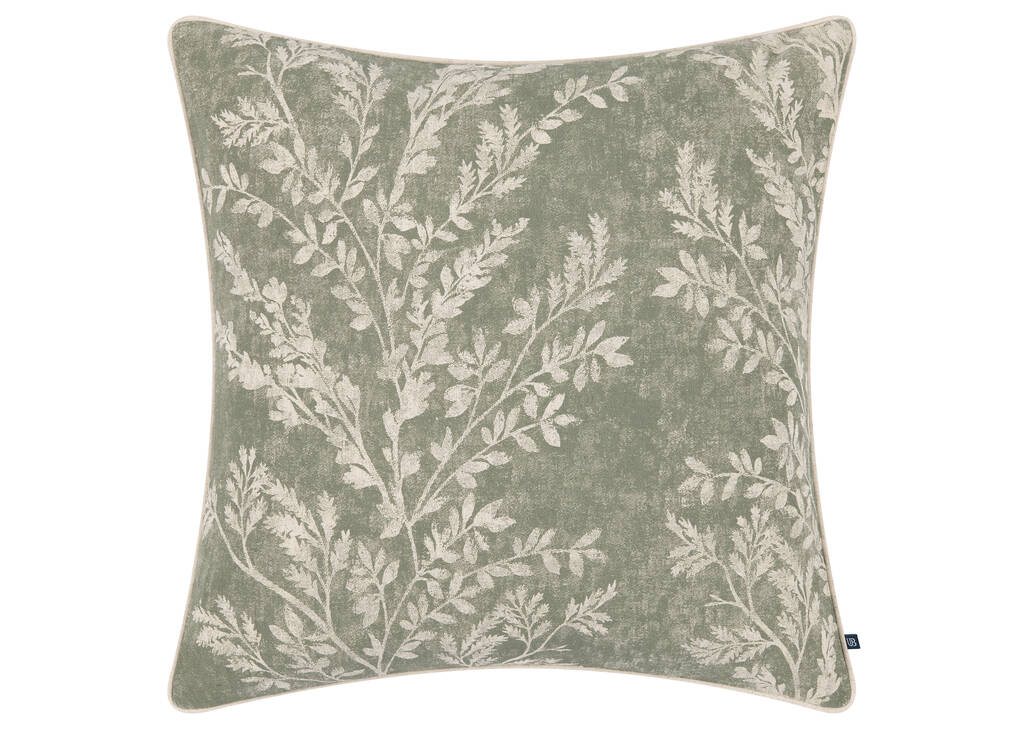 Lydia Cotton Pillow 20x20 Sage/Sand