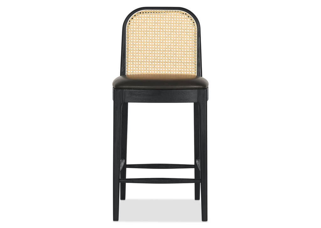 Foye Counter Stool -Triton Black/Natural