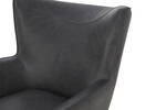 Diablo Leather Armchair -Harrod Coal