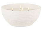 Carara Candle Beach Bonfire 3-Wick White