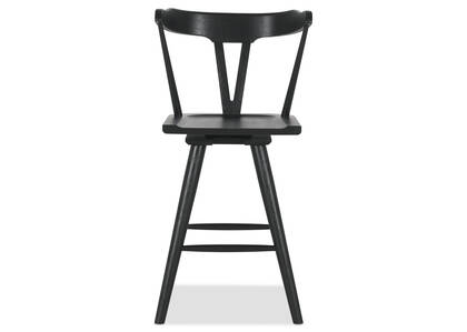 Tabouret pivotant Tolbert -Mesa noir