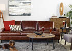 Savoy Custom Leather Sofa