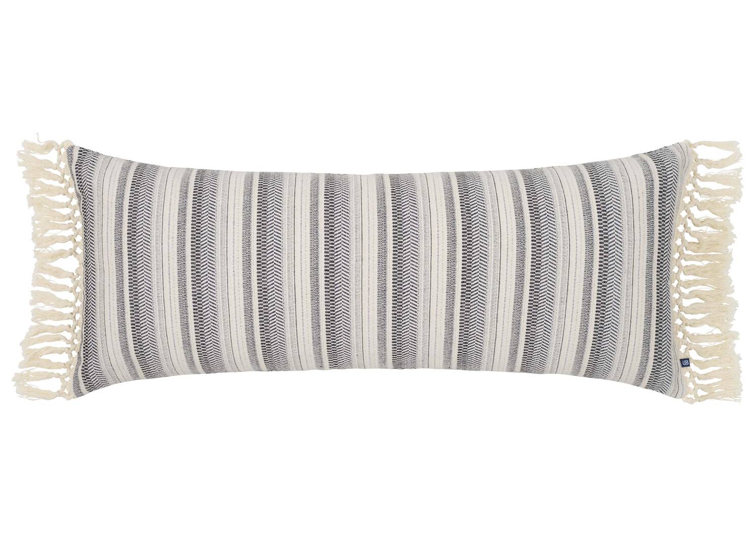Jovie Stripe Toss 14x36 White/Atlantic
