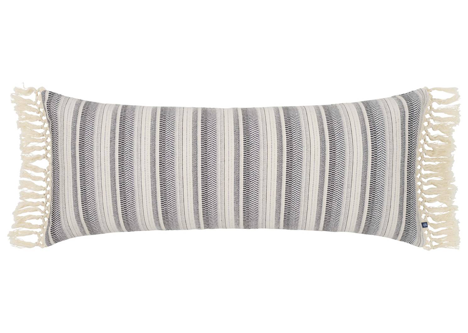 Jovie Stripe Toss 14x36 White/Atlantic