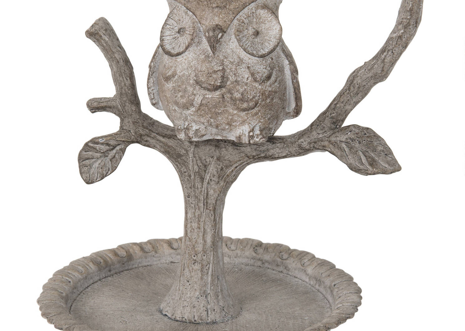 Owl Ring Holder Grey