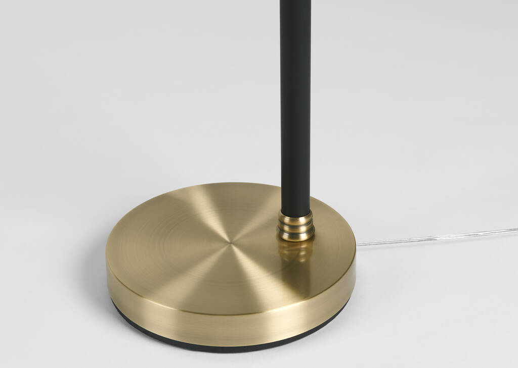Yonge Arc Floor Lamp Black/Brass