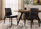Esmae Leather Dining Chair -Reede Charco