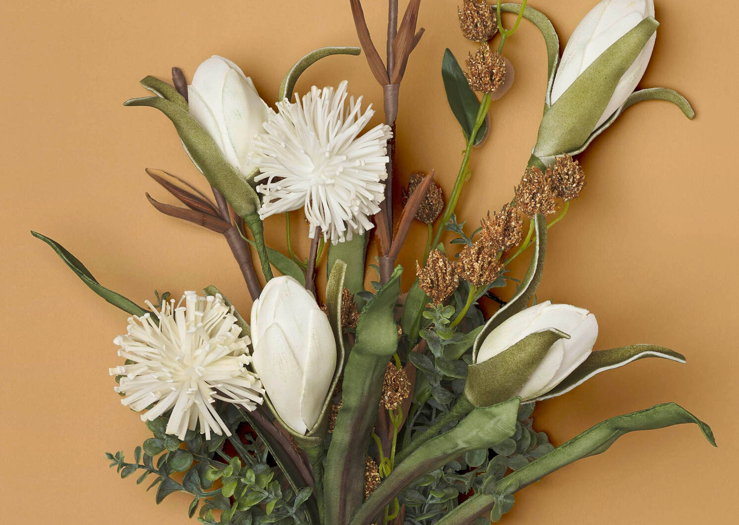 Branche d'alliums Eleanor ivoire