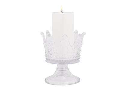 Tiana Crown Tall Candle Holder
