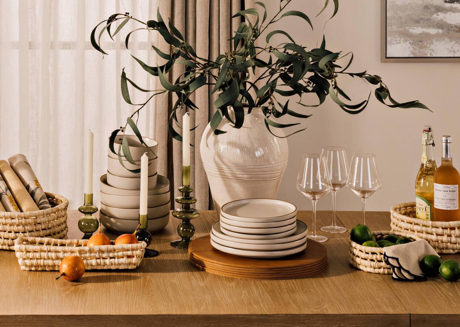 Pym 16 piece Dish Set Sand